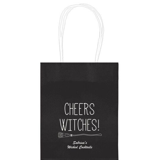Cheers Witches Halloween Mini Twisted Handled Bags